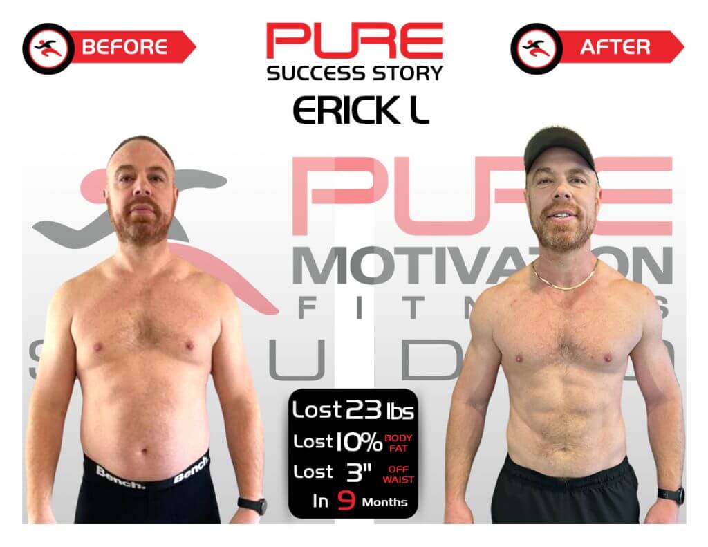 Erick L Testimonial for personal training